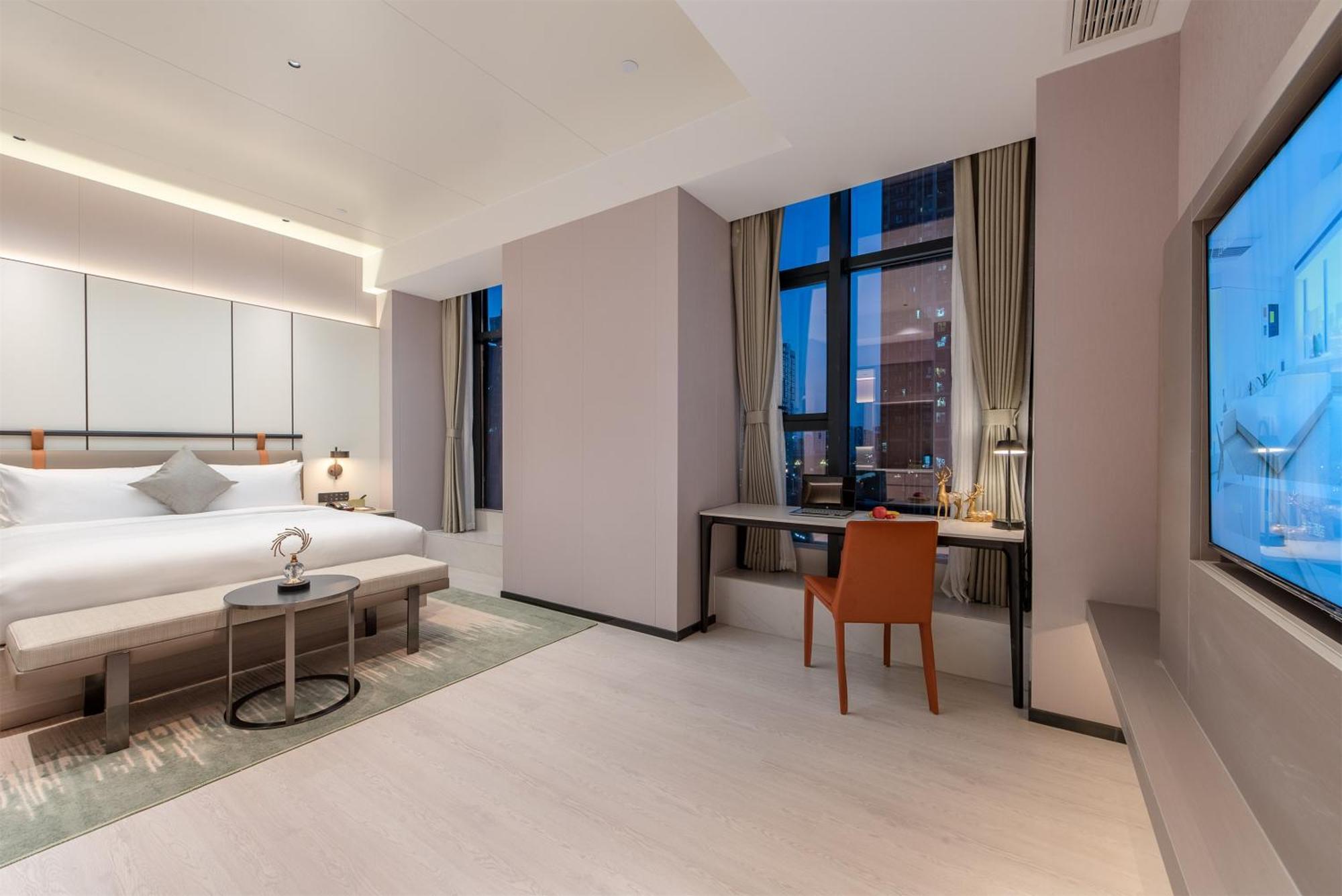 Oness Executive Hotel Guangzhou Huangpu Luogang - Free Shuttle Bus For Canton Fair Eksteriør billede