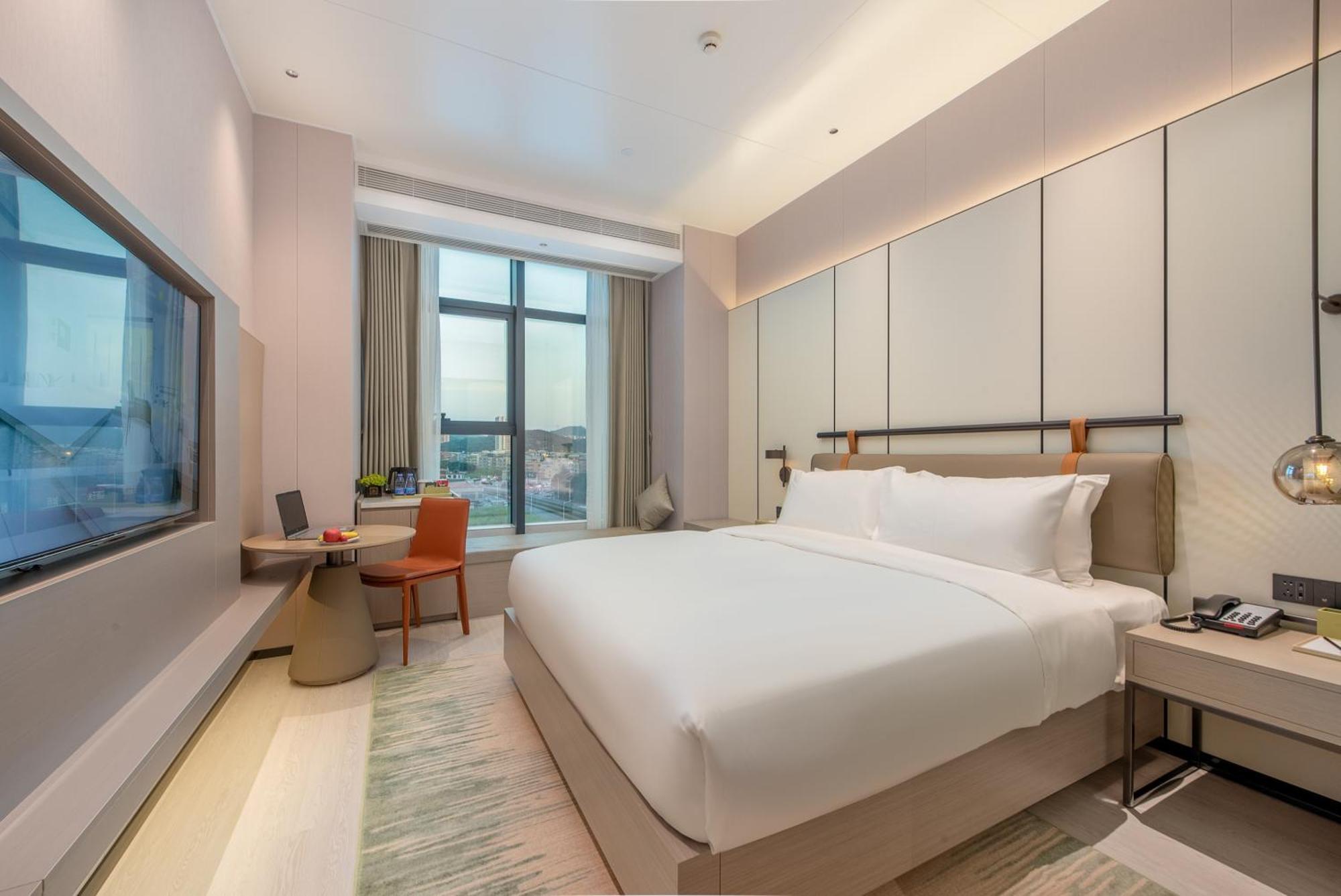 Oness Executive Hotel Guangzhou Huangpu Luogang - Free Shuttle Bus For Canton Fair Eksteriør billede